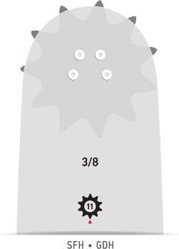 OREGON 188SFHK095 Führungsschiene "AdvanceCut", 45cm